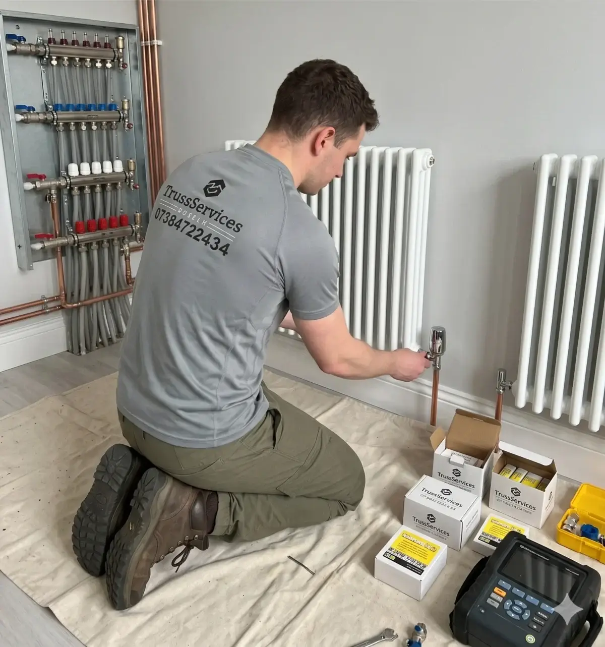 David fitting radiator system